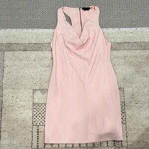 Alice + Olivia Soft Pink Backless Dress